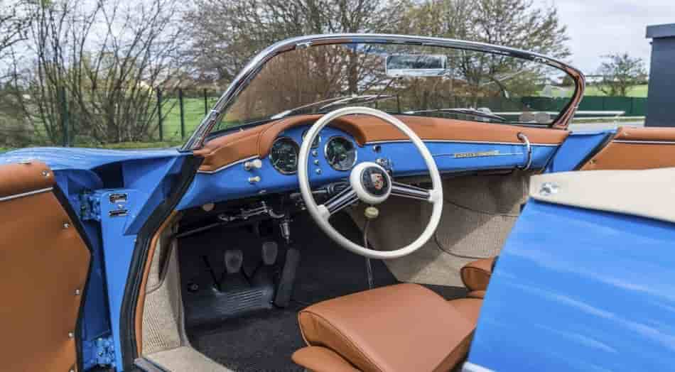 1957 porsche 356 speedster interior specs